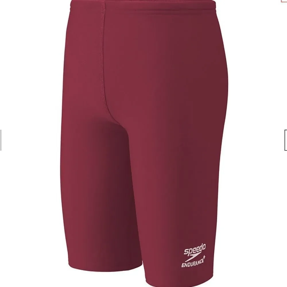 SPEEDO Solid Youth Boys Jammer Red, Size 22,  NWT
